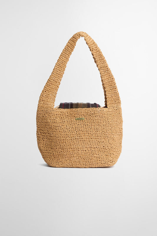 Lily Woven Tote Bag - NATURAL