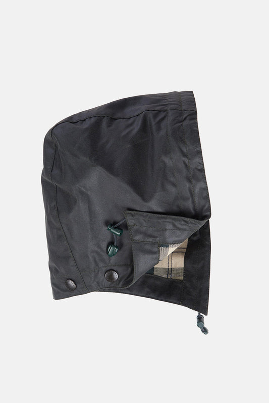 Waxed Cotton Hood - SAGE
