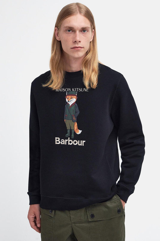 Beaufort Fox Sweatshirt - BLACK