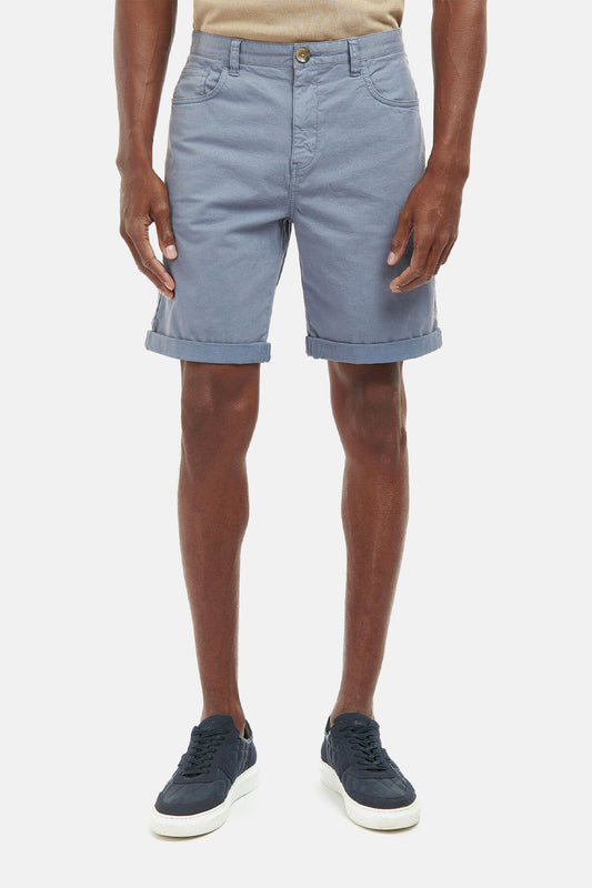 Twill Shorts - WASHED BLUE