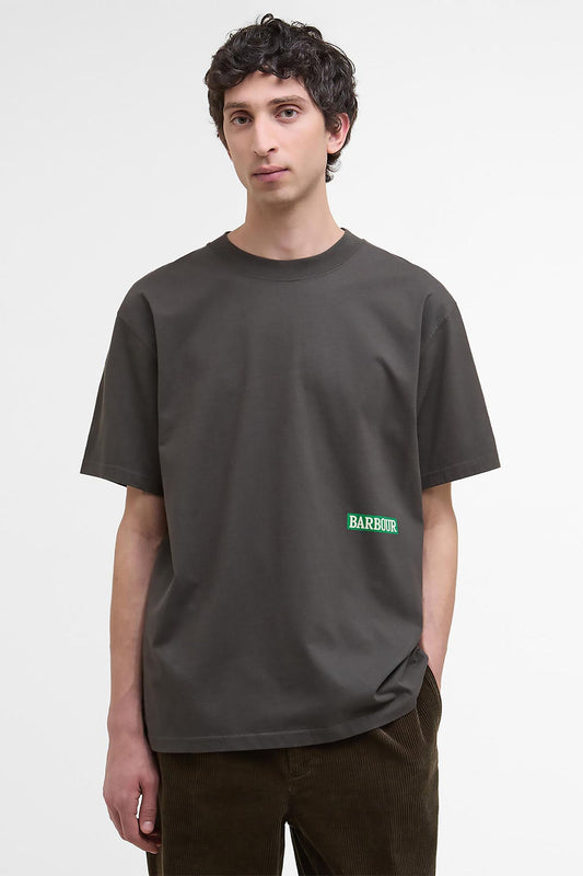 Mr Solway' Oversized Graphic T-Shirt - OLIVE INK